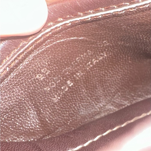 Brown Coach Signature Fabric Platform Wedges Sandals 8M - Picture 4 of 14